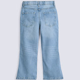 GIRLS FLARE FIT DENIM WITH SIDE TAPE
