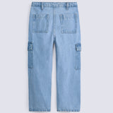 BOYS LOOSE CARGO DENIM