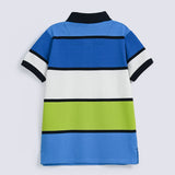 BOYS ENGINEERED STRIPER POLO