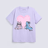 GIRLS LILO & STITCH PRINTED T SHIRT