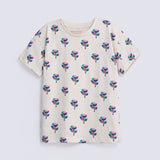 GIRLS DROP SHOULDER PRINTED T SHIRT