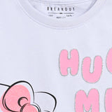 GIRLS HELLO KITTY PRINTED T SHIRT