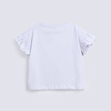 GIRLS HELLO KITTY PRINTED T SHIRT