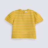 GIRLS JACQUARD WOVEN TOP