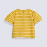 GIRLS JACQUARD WOVEN TOP
