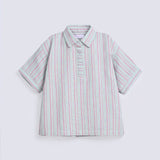 GIRLS STRIPERED BOXY TOP