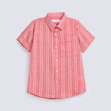 BOYS JACQUARD STRIPER SHIRT