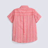 BOYS JACQUARD STRIPER SHIRT