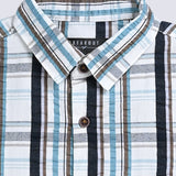 BOYS SEERSUCKER STRIPER SHIRT