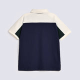 BOYS CONTRAST PANEL POLO