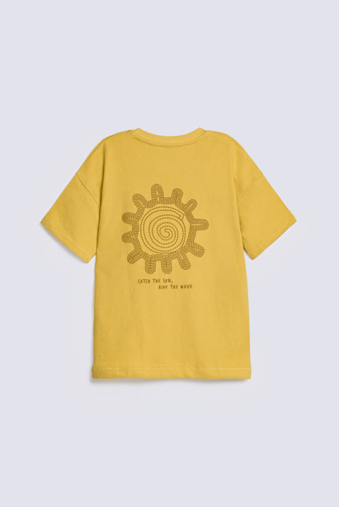 BOYS SPECIAL KNIT PUFF PRINT TEE