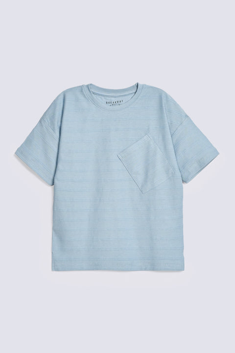 BOYS SELF TEXTURED TEE