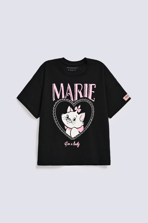 GIRLS DROP SHOULDER MARIE T-SHIRT