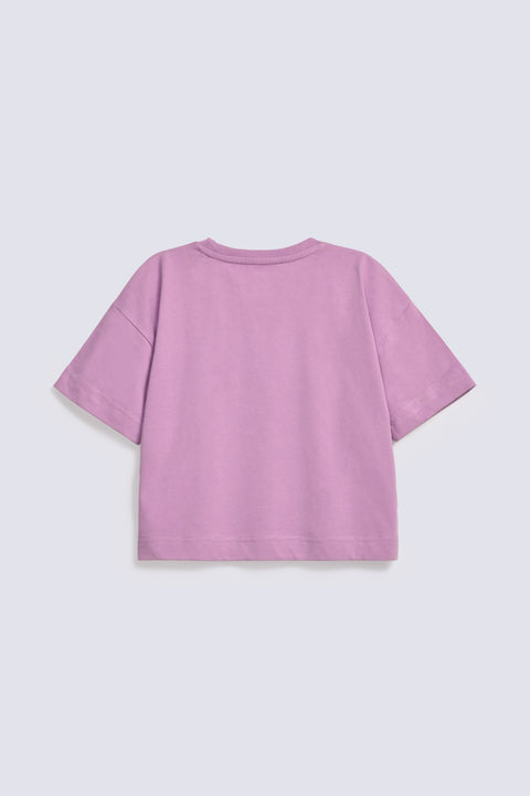 GIRLS BOXY FIT EMBELLISHED T-SHIRT