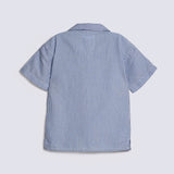 BOYS SEER SUCKER STRIPED SHIRT