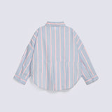 GIRLS STRIPERED BUTTON UP TOP