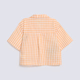 GIRLS EMBROIDERED BUTTON DOWN SHIRT