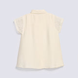 GIRLS NET BUTTON DOWN SHIRT