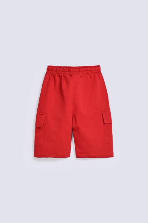BOYS CARGO KNIT SHORTS