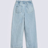 GIRLS LOOSE FIT PANELED DENIM