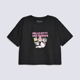 GIRLS BOXY HELLO KITTY T-SHIRT