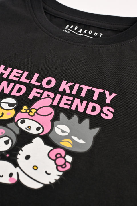 GIRLS BOXY HELLO KITTY T-SHIRT