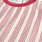 GIRLS BOXY JACQUARD STRIPED T-SHIRT