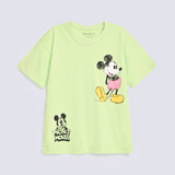 GIRLS DROP SHOULDER MICKEY T-SHIRT