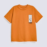 BOYS CONTRAST EXTENDED PANEL TEE