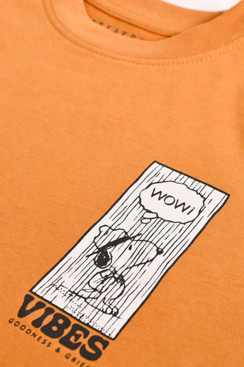 BOYS CONTRAST EXTENDED PANEL TEE