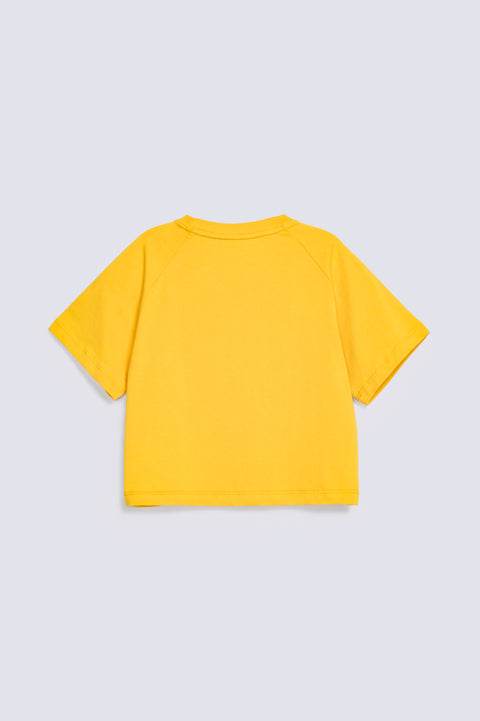 GIRLS BOXY TEXT PRINT T-SHIRT