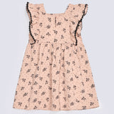 GIRLS FLORAL PRINTED DRESS