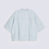 GIRLS BOXY STRIPED SHIRT