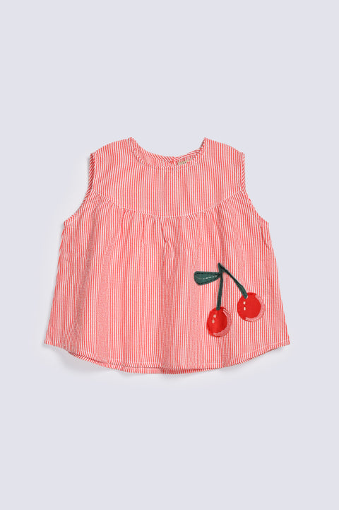 GIRLS APPLIQUE TOP