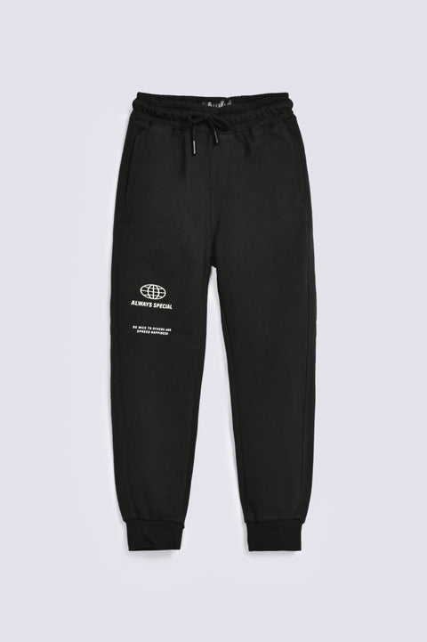 BOYS PRINTED KNIT TROUSER