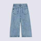 GIRLS PANELLED LOOSE DENIM