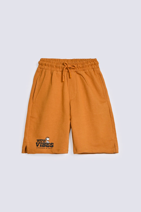 BOYS GRAPHIC TEXT SHORTS