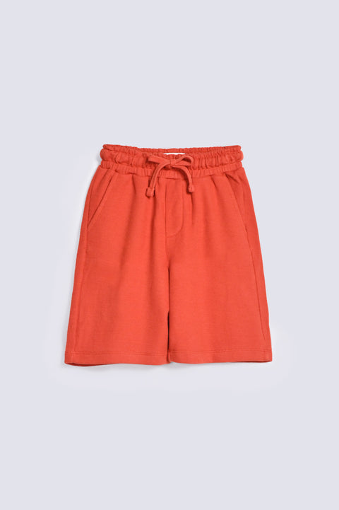 BOYS TWILL WEAVED KNIT SHORTS