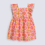 GIRLS FLORAL PRINTED DRESS