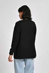 CASHMERE HAND-FEEL CARDIGAN