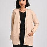 CASHMERE HAND-FEEL CARDIGAN