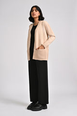 CASHMERE HAND-FEEL CARDIGAN