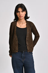 LUREX KNIT CARDIGAN