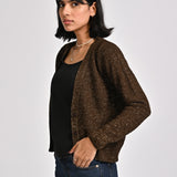 LUREX KNIT CARDIGAN