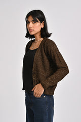 LUREX KNIT CARDIGAN