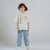 BOYS BOXY FIT PRINTED TEE