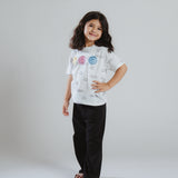 GIRLS SMILE PRINTED T SHIRT