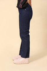 WIDE LEG WITH FRONT PANEL DENIM